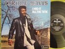 TYRON DAVIS, I HAD IT ALL THE TIME, LP 1972 RARE ORIGINAL UK 1ST PRESS NM/NM