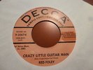RED FOLEY CRAZY LITTLE GUITAR MAN  ORIGINAL DECCA ROCKABILLY SAMPLE COPY