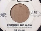 RARE DOO-WOP PROMO 45/ DEL-LARKS 