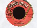 THE COMMANDS Hey It's Love on Back Beat Promo Northern Soul 45 Hear