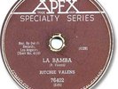 Super Rare 1959 RITCHIE VALENS Rock'n Roll 78 RPM Record. La Bamba b/w Donna
