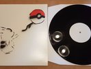 Pokemon Red & Blue Soundtrack LP Ext. Rare Test Press/ Banksy Style Street Art