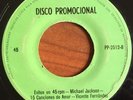 MICHAEL JACKSON / RARE RADIO SPOT PROMO 45 COSTA RICA UNIQUE