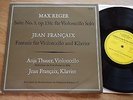 Reger Francaix  ANJA THAUER Cello Suite spec. Edition 10'' DGG  003206 RARE