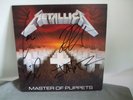Metallica SIGNED IN BLACK - MASTER OF PUPPETS USA LP - ELEKTRA LABEL... Gorgeous