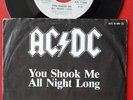 AC/DC YOU SHOOK ME ALL NIGHT LONG/HAVE A DRINK ON ME 1980 RARE GERMAN 7“ PS