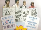 BEATLES 1987 ALL YOU NEED IS LOVE SHOP DISPLAY, STANDEE.