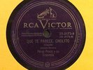 PEREZ PRADO Y SU ORQ / QUE TE PARECE CHOLITO / MAMBO No 8 /  78 RPM RECORD RARE
