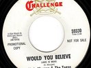 CHRIS MORGAN & TOGAS - WOULD YOU BELIEVE/THERE SHE GOES- HEAR MOD GARAGE FUZZ 45