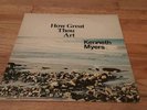 HOW GREAT THOU ART Kenneth E Myers CS 7783 vintage vinyl record album Christian