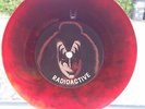 KISS Gene Simmons unique Radioactive single red and black vinyl