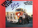 COL JOYE Truck Stop SIGNED Vinyl LP 1976 BOB PURTELL LAURIE ALLEN JIM COOPER