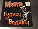 Misfits Legacy of Brutality RED w/black vinyl RARE mint Plan 9 Caroline LP