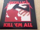 Metallica Kill Em All 1987 Elektra 1st Press Vinyl Is Nrmt  Venom Megadeth