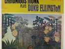 Thelonious Monk - Plays Duke Ellington LP - Riverside - RLP 12-201 Mono DG VG+