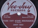 Blues 78 JIMMY REED Take Out Some Insurance VEE-JAY HEAR