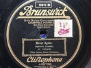AL JOLSON + ISHAM JONES ORCHESTRA - ‘NEVER AGAIN’ 1924 BRUNSWICK, HOT BAND