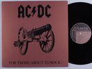AC/DC For Those About to Rock ATLANTIC LP NM gatefold