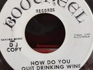 LOUIE PALMER DONT LEAVE ME C/W HOW DO YOU QUIT DRINKING WINE BOOTHEEL USA DEMO