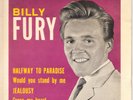 BILLY FURY 1961 UK DECCA EP *HALFWAY TO PARADISE/ JEALOUSY + 2*