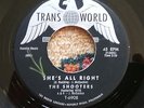 45 RPM THE SHOOTERS OTIS REDDING She's All Right b/w TUFF ENUFF R&B Soul RARE NM