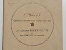 RARE DISCOPHILES FRANCAIS DF 214 LP QUATUOR LOEWENGUTH SCHUBERT STRING QUINTET