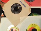5.2 pounds- 45 rpm records -1970s - Rock , Beatles, Stones, 3 Dog Night, Bread