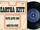 EARTHA KITT - Hurdy Gurdy Man 45 60s MOD PSYCHEDELIC SOUL DONOVAN cover Dutch PS