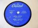 Gene Vincent: Lotta Lovin’ | Rare 78 rpm US Orig Rockabilly Capitol 3763 V+