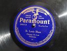 PARAMOUNT #20341 St Louis Blues Chicago DeLux MOBILE BLUES Boyd Senter 78 rpm