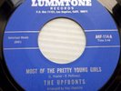 UPFRONTS doowop LUMMTONE 45 MOST OF THE PRETTY YOUNG GIRLS / DO THE BEETLE PJ173