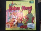 DISNEY LP ROBIN HOOD FULL COLOR BOOK DISNEYLAND RECORDS NM-