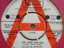JAY AND THE AMERICANS LIVIN ABOVE YOUR HEAD OG UK UNITED ARTISTS 45 DEMO CLIP