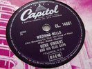 GENE VINCENT 3 -CAPITOL 78 RPM'S JUMPS GIGGLES & SHOUTS,BE-BOP-A-LULA,CRAZY LEGS