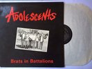 Adolescents ?Brats In Battalions LP w/ Insert 1987 1st Press SOS Records flag