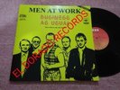 Men At Work-Bussines as Usual -LP Mexico Promo Radio Station Unique Cover PS