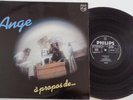 75C	Ange	A Propos de...	(6313 404)	French pressing LP, philips 1982 SPACE PROG
