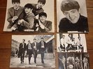 THE BEATLES FIVE 5 VINTAGE ORIGINAL 60s PROMO POSTCARDS VALEX TOPSTAR PORTRAITS