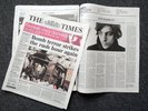 THE TIMES NEWSPAPER 12 JULY 2006 . PINK FLOYD SYD BARRETT DEAD FRONT COVER
