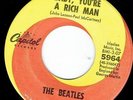 Baby, Your A Rich Man All You Need Is Love Beatles Capitol 5964 With Comma RARE