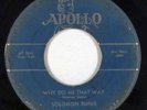 R&B Rocker 45 - Solomon Burke - Why Do Me That Way - Apollo - mp3