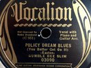 BUMBLE BEE SLIM VOCALION 03090 BLUES 78 RPM E