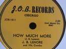 J. B. LENORE J.O.B. 1009 BLUES 78 RPM E/E-