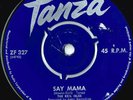 THE KEIL ISLES SAY MAMA / YOUR CHEATIN HEART TANZA ZF 327 ORG NZ ROCKABILLY