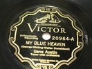 Victor Scroll 20964 Gene Austin My Blue Heaven / Thinking of Me E/E  78 RPM