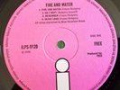 Free LP Fire and water UK Pink island 1st press NICE VINYL