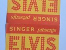 ELVIS PRESLEY -VERY RARE 1968 SPECIAL SMALL ADVERTISING BANNER