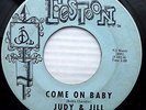 JUDY & JILL girl rock 1963 surf pop 45 COME ON BABY / JUST FOR TONIGHT JR862