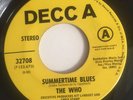 The Who 45 Summertime Blues PROMO MINT