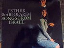 ESTHER & ABI OFARIM- SONGS FROM ISRAEL / MONO NM PAUL HUF ART